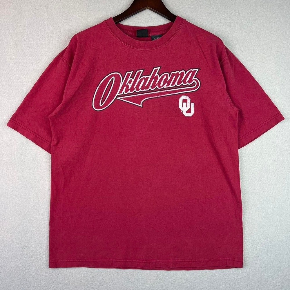 2000s University of Oklahoma Sooners Red Starter Tee Shirt L